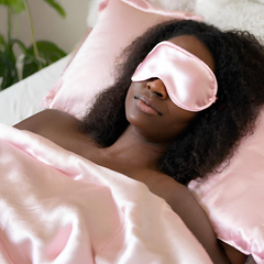 Satin Eye Mask and Pillowcase Set