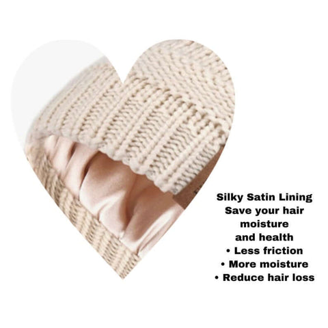 Children’s Satin Lined Beanies | Unisex | Satin Lined Winter Hat | Kid Beanies | Baby Beanie | Satin Lined Beanies