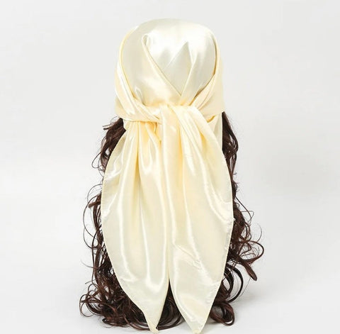 Satin Head Scarf | Head Wrap | Satin Headband | Satin Scarf | Adjustable Scarf | Satin Lined Hoodie Scarf | Satin Bonnet | Satin Baby Bonnet