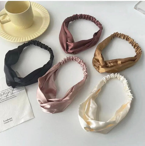Satin Headbands | Silk Headbands | Satin Head Wrap | Satin Turban Style | Fashion headbands | Women’s headbands | hair styling accessories