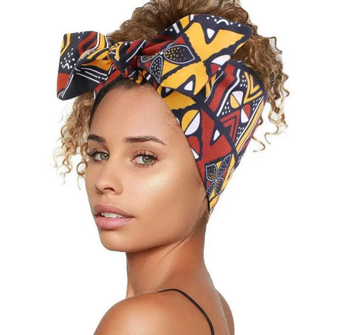 Satin Headbands | African Headband | Satin Head Wrap | Satin Turban Style | Fashion headbands | Women’s headbands | hair styling accessories