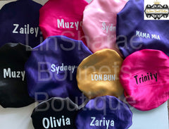 Personalized Satin Bonnet | Adult | Satin Baby Bonnet | Satin Bonnet | Baby Bonnet | Satin Bonnets | Silky Satin Baby Bonnet | Customize Bonnet | - LinSharae Bonnets Boutique
