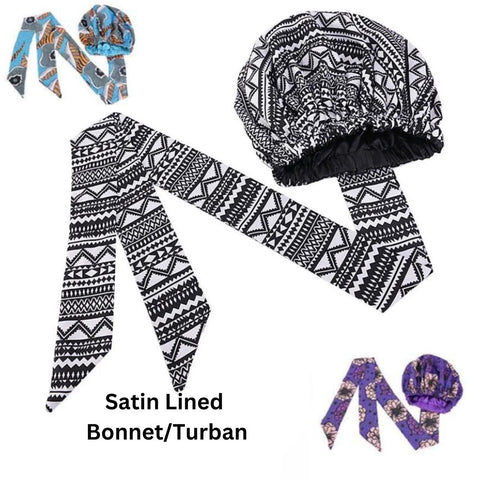 Luxury Adult Satin Turban | Adult Turban | Satin Lined Turban | Turban With Satin | Turban Hat | Stylish Turban | Day Bonnet | Baby Bonnet