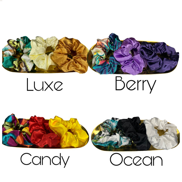 Satin Scrunchies Sets