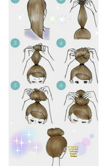 Satin Bun Set | Satin Donut | Satin Bun | Bun Maker | Satin donut bun maker | Ballerina Bun | Style Bun | Military Bun | French Bun | Easy