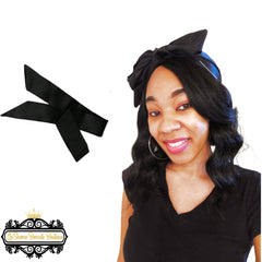 Satin Edge Scarf | Headband | Satin Scarf |  Satin Headwrap | Satin Wig Headband | Edge protector Scarfs | Laying Down Edges Scarf