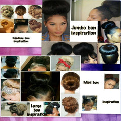 Satin Bun Set | Satin Donut | Satin Bun | Bun Maker | Satin donut bun maker | Ballerina Bun | Style Bun | Military Bun | French Bun | Easy