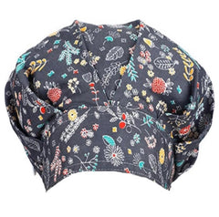 Satin Lined Scrub Cap | Bouffant Scrub Cap | Surgical Scrub Cap | Scrub Cap | Unisex Scrub Cap | Scrub Cap with Buttons | Satin Lined Cap