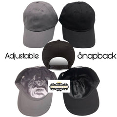 Satin Lined Baseball Cap | Baseball Cap | Satin Hat | Men's Athletic Baseball Fitted Cap | Adjustable Hat | Dad Hat | Sun | Snap Back Hat