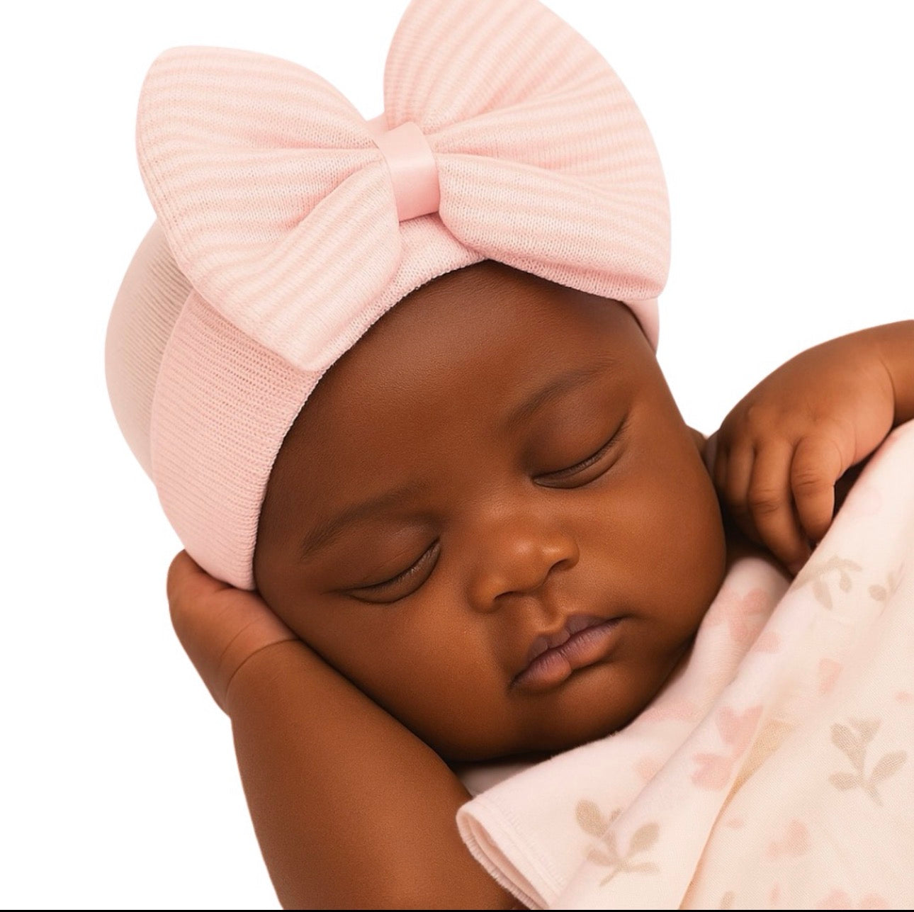 Satin Lined Newborn Bonnet Hats Boys Girls