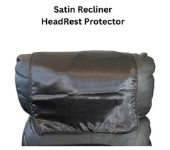 Recliner Head Rest Cover Satin| Headrest Cover for Furniture Slipcovers, Protector for Recline Chair Vinyl Sherpa Headrest Gift for her him