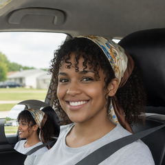 Satin Car Head Rest Cover