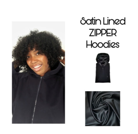 Zipper Satin Lined Hoodies | Zip up Hoodies | Satin Lined Hoodies | Winter Coat