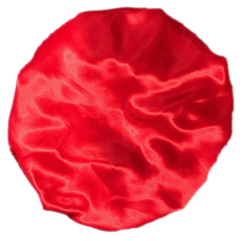 Red Satin Bonnet - LinSharae Bonnets Boutique