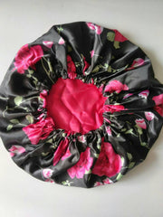 Red Rose Bonnet - LinSharae Bonnets Boutique