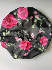 Red Rose Bonnet - LinSharae Bonnets Boutique