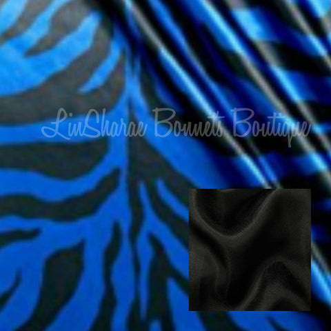 Zebra Satin Bonnet | Baby Bonnet - LinSharae Bonnets Boutique