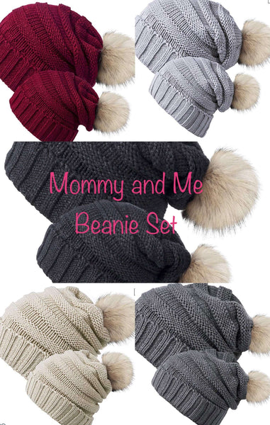 Beanie | Satin Lined Beanies | Unisex | Satin Lined Winter Hat| Mommy and me Beanies