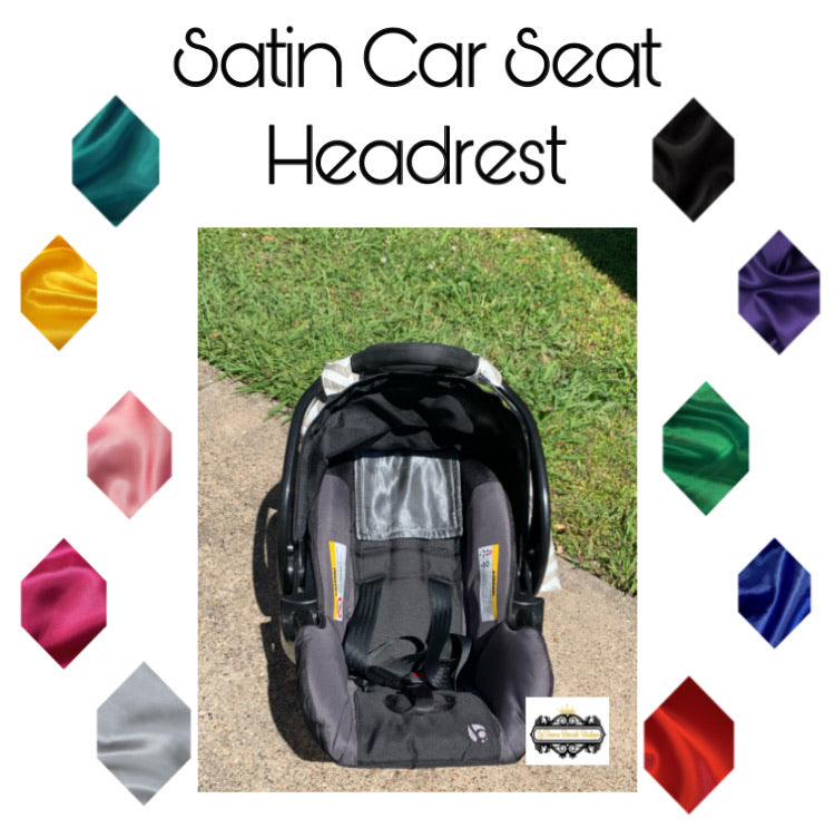 baby trend car seat head support Satin Car Seat Head Rest | Satin Head Rest